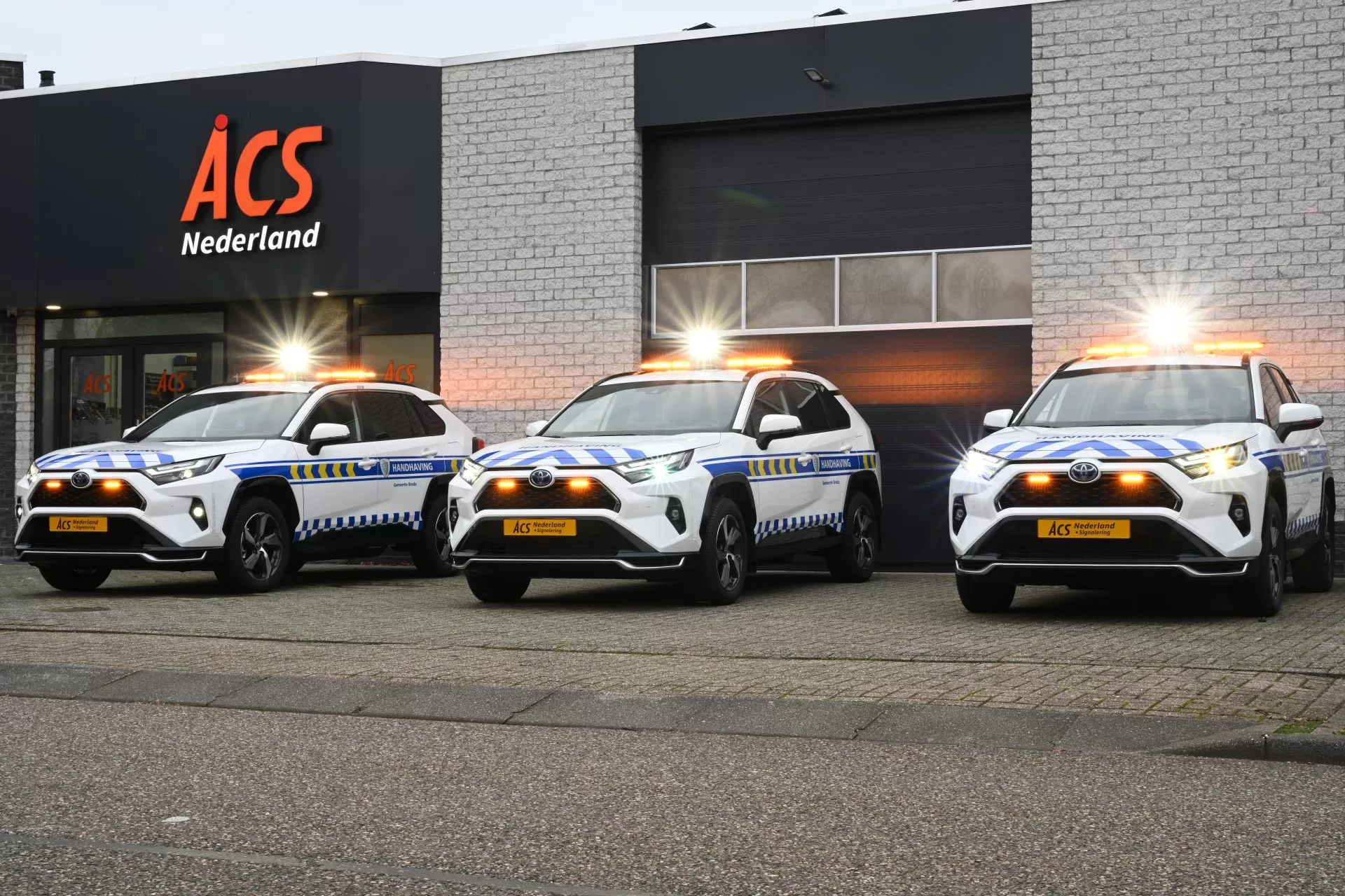 Handhavingsvoertuigen gemeente Breda volledig opgebouwd door ACS Nederland